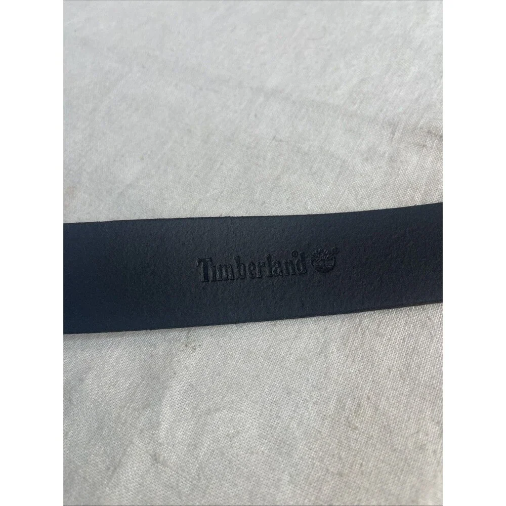 Timberland 40MM Pull Up Jean Belt BLACK Size 32